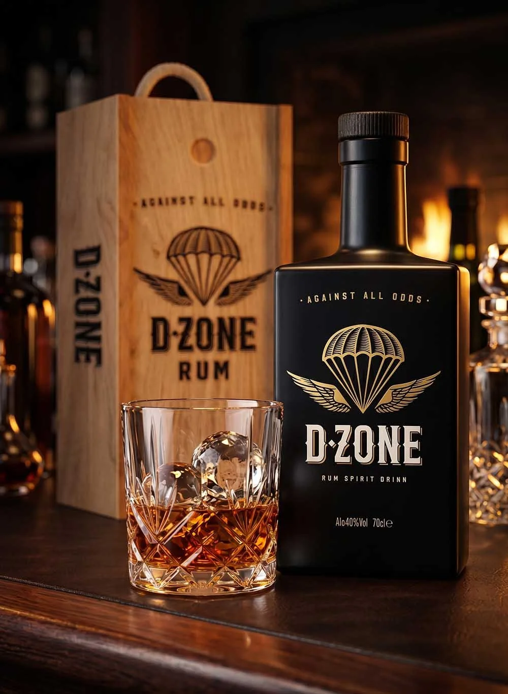 D-Zone Spiced Rum (70cl, 40%) — The Rum Company - British Rum